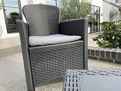 Ipae-Progarden SpA Set. 3 PZAS.Sillon Y Mesa Gris
