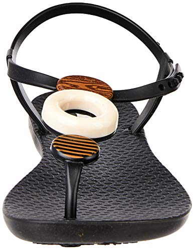 Ipanema Class Modern Fem, Sandalias Mujer, Black Beige, 38 EU