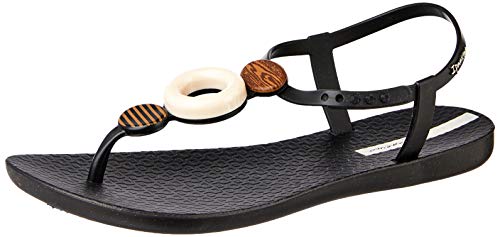 Ipanema Class Modern Fem, Sandalias Mujer, Black Beige, 38 EU