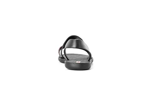 Ipanema Vibe Sandal Fem, Sandalias Planas Mujer, Negro, 38 EU