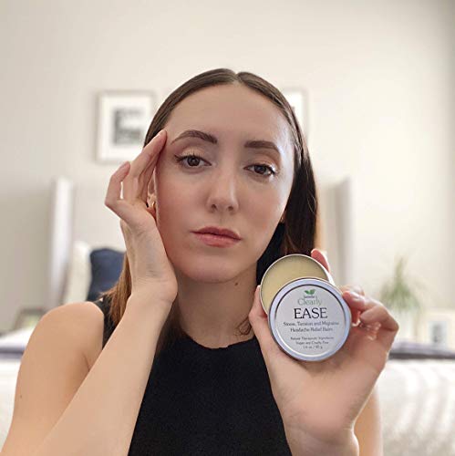 Isabella's Clearly EASE for Tension, Sinus, Stress Headache, Migraine | Fast Acting Essential Oil Blend Aromatherapy Natural Remedy | Vegan Balm Made in USA