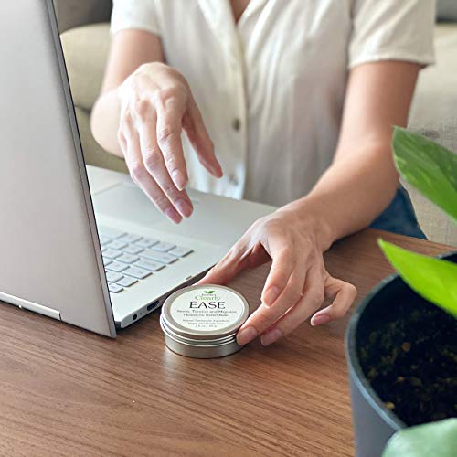 Isabella's Clearly EASE for Tension, Sinus, Stress Headache, Migraine | Fast Acting Essential Oil Blend Aromatherapy Natural Remedy | Vegan Balm Made in USA