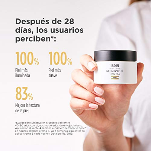 ISDIN Isdinceutics Glicoisdin 8 Soft, Crema Facial Efecto Peeling con Ácido Glicólico, 50 ml