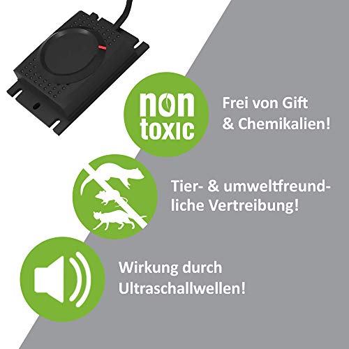 Isotronic anti martas para Coche Libre de conexión Auto batería 12 V Protección con Alta frecuencia Tonos por ultrasonido