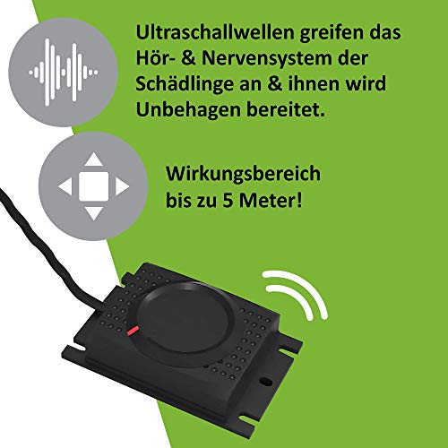 Isotronic anti martas para Coche Libre de conexión Auto batería 12 V Protección con Alta frecuencia Tonos por ultrasonido