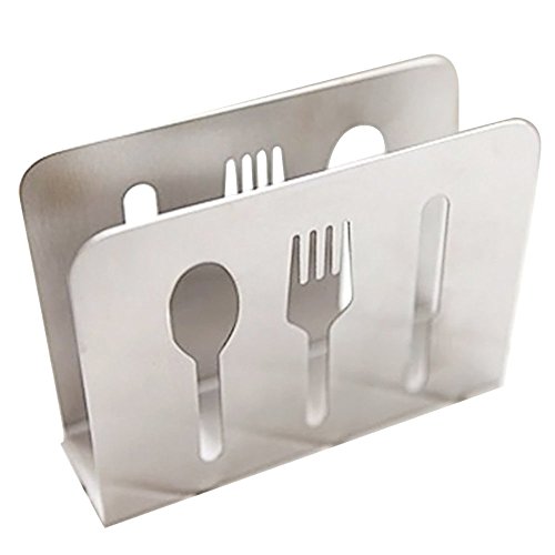 Itian Soporte Estante de Acero Inoxidable Papel Toalla, Servilletero "U"