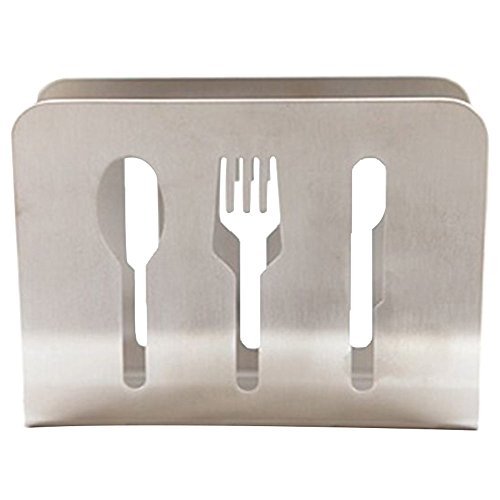 Itian Soporte Estante de Acero Inoxidable Papel Toalla, Servilletero "U"