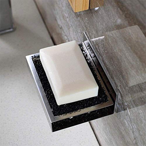 Jaboneras Acero Inoxidable Sin Taladro,3M Adhesivo Cuarto,estanteria para Ducha montado en la Pared