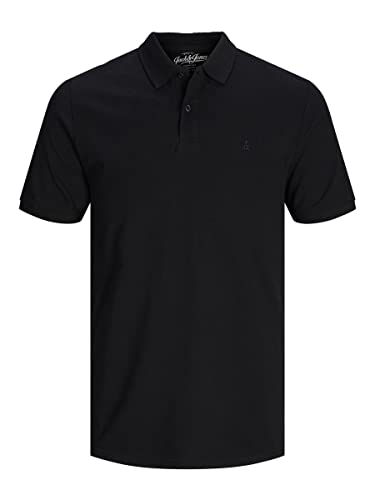 Jack & Jones Jjebasic Polo SS Noos, Negro, Large para Hombre
