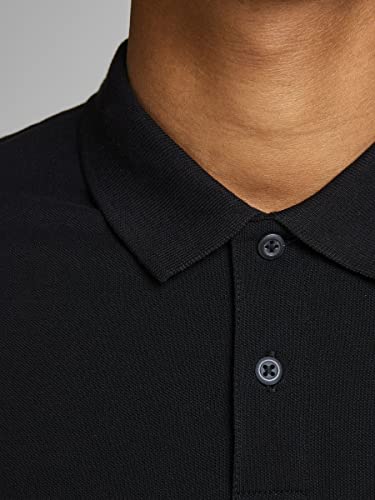 Jack & Jones Jjebasic Polo SS Noos, Negro, Large para Hombre