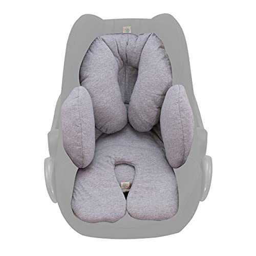 JANABEBE Reductor Universal Bebe Silla de Coche y Paseo 3 piezas (Grey Stone)