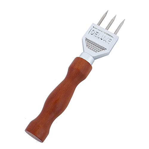 Jeffergarden Ice Chisel Pick Acero Inoxidable Ice Chisel con Mango de Madera Extracción Pick Chipper Triturador de Hielo Herramienta de de Cocina Barware de Hielo Bartender Tool Bar Acce