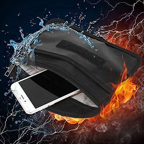 Jeffergrill Resistente al Fuego Billetera Maletín Resistente al Agua Resistente al Maletín, Bolsa de Almacenamiento de Portafolios Productos Digitales Bolsas de viaje