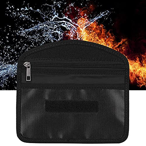 Jeffergrill Resistente al Fuego Billetera Maletín Resistente al Agua Resistente al Maletín, Bolsa de Almacenamiento de Portafolios Productos Digitales Bolsas de viaje