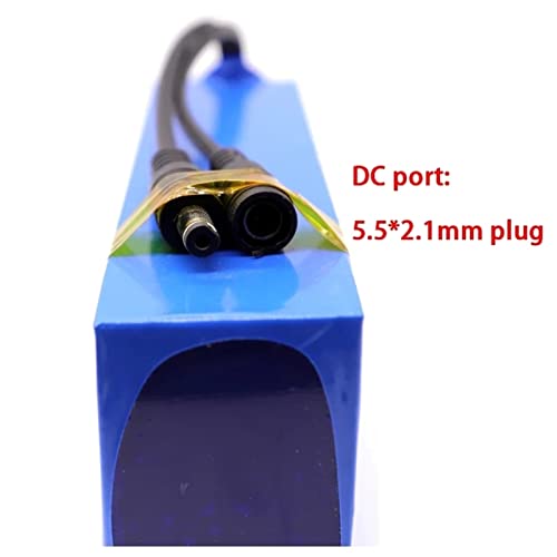 JHKGY Batería De Litio 12V,18650 40AH, 50AH, 60AH, 70AH Paquete De Baterías De Iones De Litio,con Cargador 12.6V1A + Cable De Cabeza De Bus CC,para Transmisor Inalámbrico, Cámara CCTV, Etc,40AH
