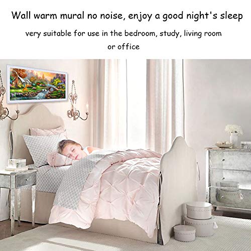 JHMIN Panel de infrarrojo lejano Calentador eléctrico de Pared Calentador, Wall Mounted grafeno Color de Alta definición Velero Mural Calentador eléctrico