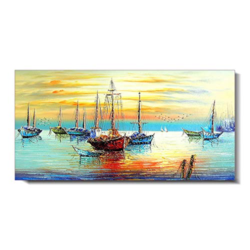 JHMIN Panel de infrarrojo lejano Calentador eléctrico de Pared Calentador, Wall Mounted grafeno Color de Alta definición Velero Mural Calentador eléctrico