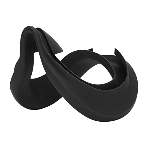 Jinyi Máscara de Ojos de Silicona Negra, Resistente Al Sudor, Cómoda Al Tacto, Gafas de Realidad Virtual, Parches para los Ojos para el Hogar