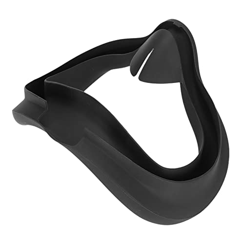 Jinyi Máscara de Ojos de Silicona Negra, Resistente Al Sudor, Cómoda Al Tacto, Gafas de Realidad Virtual, Parches para los Ojos para el Hogar
