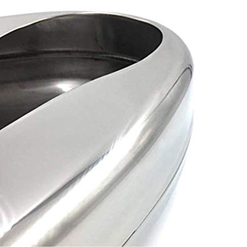 JJZXPJ Acero Inoxidable Bedpan, IR Al Baño Orinal con Tapa Gruesa Estable Colector De Orina Lavable Hombre Mujer Encamados Paciente Cuidado Personal