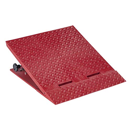 JLXJ Rampas Rampa de Umbral de Goma/Pasos para Sillas de Ruedas, para Entradas de Carril Auxiliar del Vestíbulo, Altura Ajustable 5.3-8.6in, Superficie Antideslizante (Color : Gray)