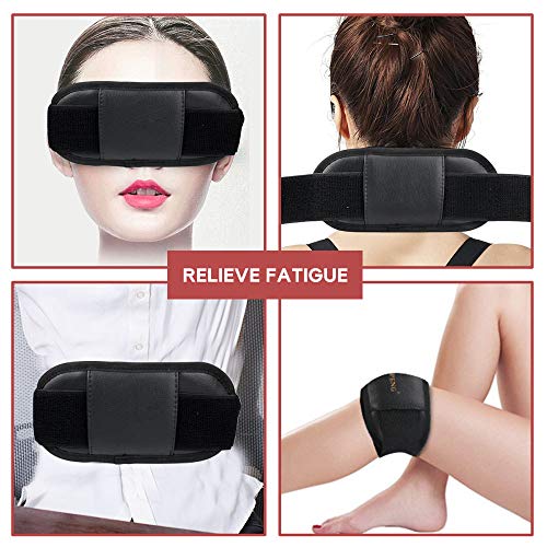 JMung Calentamiento para Dormir Calor de Ojos Tourmalina Multifuncional, protección Ocular Multifuncional, Columna Cervical, estómago Caliente, prevención del resfriado para Hombres y Mujeres