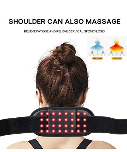 JMung Calentamiento para Dormir Calor de Ojos Tourmalina Multifuncional, protección Ocular Multifuncional, Columna Cervical, estómago Caliente, prevención del resfriado para Hombres y Mujeres