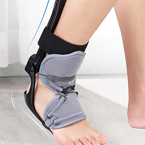 JMYSD AFO Foot Drop Ortesis Soporte para Pies, Foot Drop Foot Lesión Nerviosa Rehabilitación Entrenamiento Pie Varo Ortesis Talón, Tobillo, Arco Dolor De Pie,Left,M