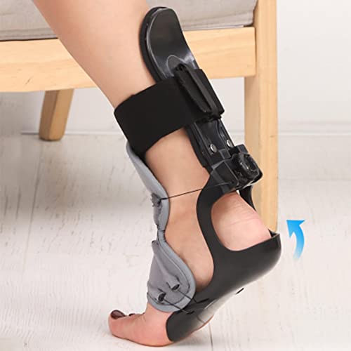 JMYSD AFO Foot Drop Ortesis Soporte para Pies, Foot Drop Foot Lesión Nerviosa Rehabilitación Entrenamiento Pie Varo Ortesis Talón, Tobillo, Arco Dolor De Pie,Left,L