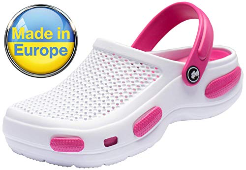 Jose Amorales Zapatillas de Casa para Mujer - Zapatos de Cocina - Zuecos de Jardin - EVA