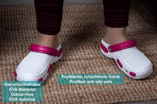 Jose Amorales Zapatillas de Casa para Mujer - Zapatos de Cocina - Zuecos de Jardin - EVA