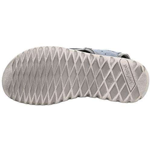 Josef Seibel Lucia 17, Sandalias de Talón Abierto Mujer, Azul (Hellblau-Kombi 904 521), 43 EU