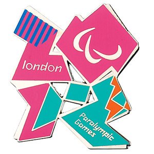 Juego de 2 imanes de metal con diseño de Jack & ParalOlympics de Londres 2012 para frigorífico, diseño oficial de los Juegos Olímpicos y Paralímpicos de Londres 2012 + llavero oficial de tenis y fútbol