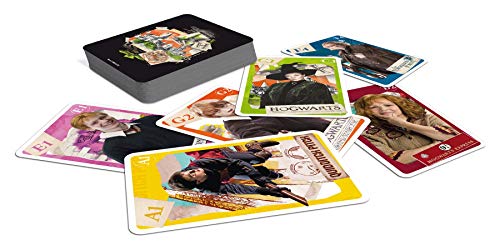 Juego de Cartas tripack Harry Potter. Cartamundi Shuffle. Pack con Tres Barajas y Tres Juegos.