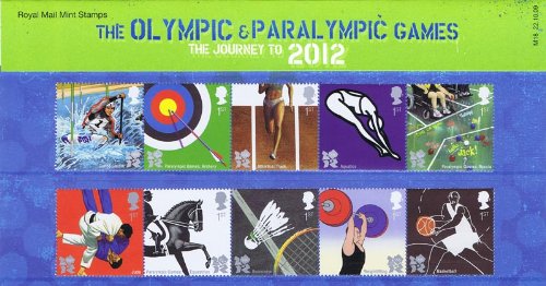 Juegos Olímpicos y Paralímpicos sellos, presentación paquetes, PHQ tarjetas postales de/2009, color Presentation Pack