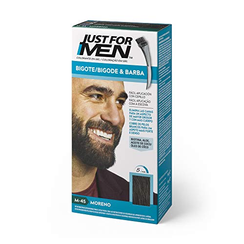 Just For Men Tinte Colorante En Gel Para Barba Y Bigote - Moreno (Formula Mejorada) M-45