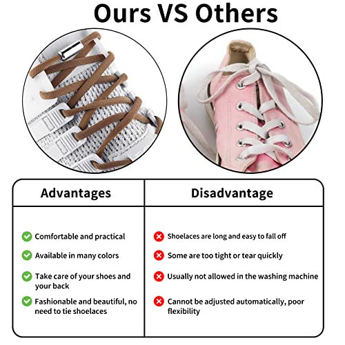 JYSDCXC Cordones Marrón - Cordones Elásticos Niños, Cordones Redondos de Goma para Zapatillas, Duraderos y Resistentes, para Niños y Adultos