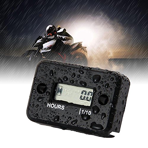 JZK Impermeable cronometro contador digital temporizador para motocicleta bicicleta barco motonieve cortacésped tractor camión