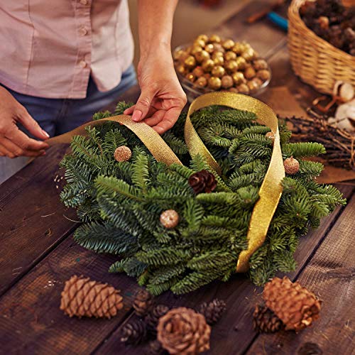 KAHEIGN 4 Piezas Marco De Guirnalda De Alambre, 12 Pulgadas Anillos Para Hacer Guirnaldas De Alambre Para Navidad Año Nuevo Decoración De San Valentín (Verde Oscuro)