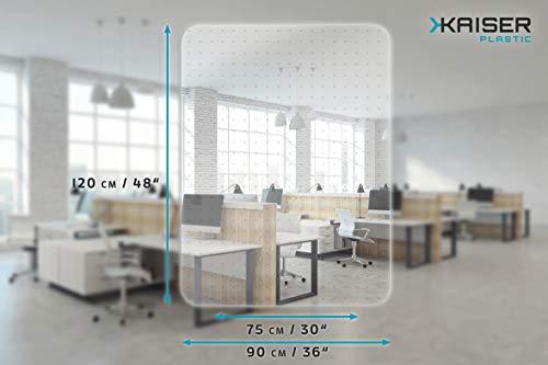 Kaiser Plastic® Eco - Esterilla protectora para suelos duros, fabricada en Alemania, distintos tamaños