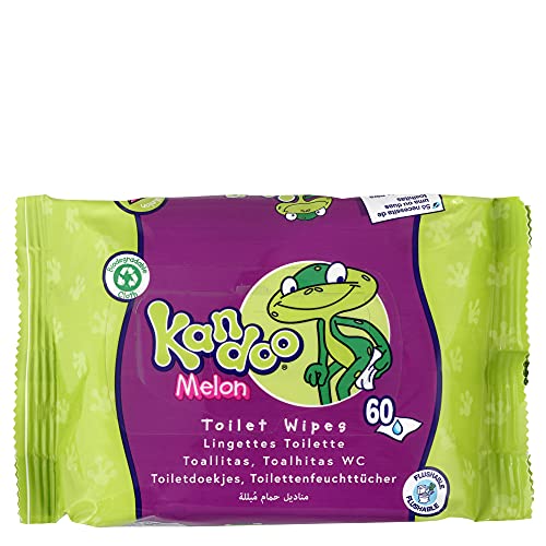 Kandoo Toallitas Humedas Melón 1 X, 60 Unidad
