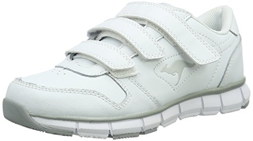 KangaROOS K-bluerun 700 V B, Zapatillas Unisex Adulto, Blanco (White/Lt Grey 002), 38 EU