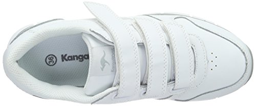 KangaROOS K-bluerun 700 V B, Zapatillas Unisex Adulto, Blanco (White/Lt Grey 002), 38 EU