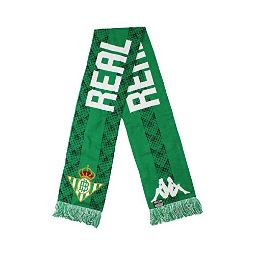 Kappa ACREFT 3 Bufanda Real Betis, Unisex, Verde, Talla única, Estándar (311CPBW_A00_T05)