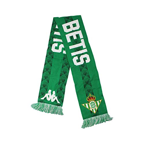 Kappa ACREFT 3 Bufanda Real Betis, Unisex, Verde, Talla única, Estándar (311CPBW_A00_T05)