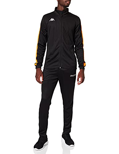 Kappa SALCITO TKS Chándal, Hombre, Negro/Naranja, XL