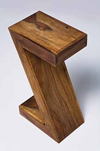 Kare Design Mesa Authentic Z, Marrón, 55x30x20cm, Madera, 20x30x55cm