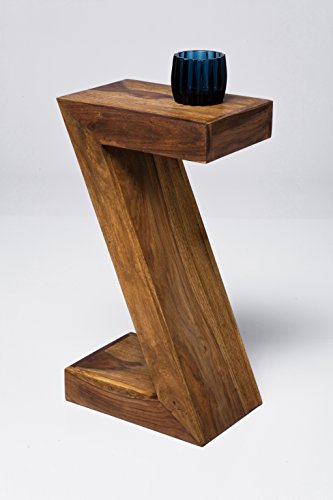 Kare Design Mesa Authentic Z, Marrón, 55x30x20cm, Madera, 20x30x55cm