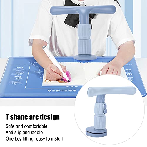 KASD Corrector De Postura para Sentarse En El Escritorio, Seguro Y Cómodo Corrector De Postura para Silla Corrector De Postura para El Escritorio para Estudiantes(Atenas Azul)