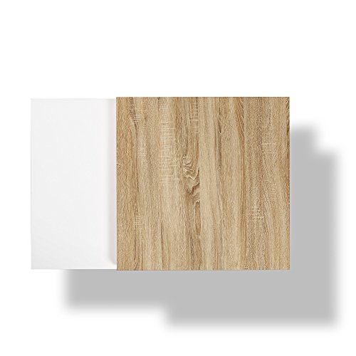 Kave Home - Mesa de Centro Extensible KIU 70 (106) x 70 cm de Madera